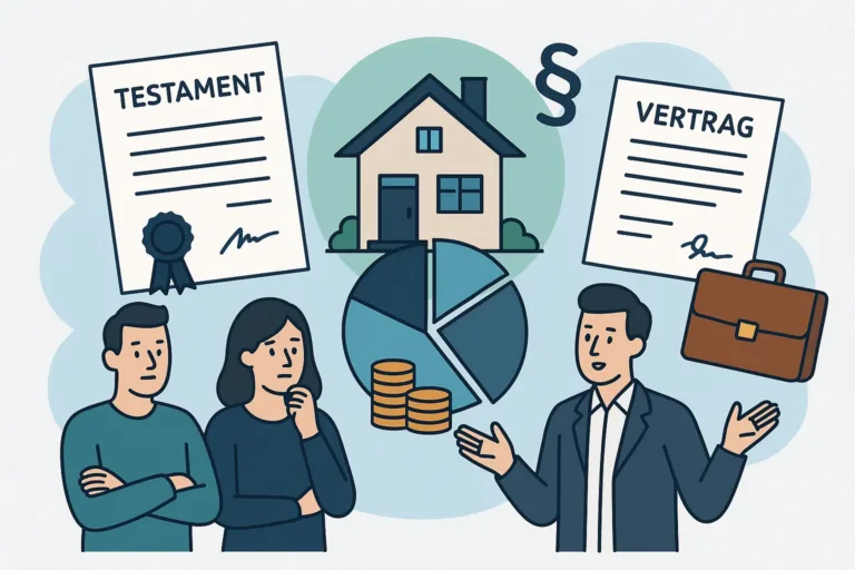 Was ist eine Teilerbauseinandersetzung? | Lösung bei Immobilien